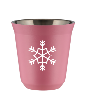 Kubek hot pink 150 ml, SNIEZYNKA (bialy) kubek termiczny na kawe | 70,00 zł