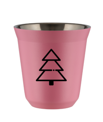 Kubek hot pink 150 ml, CHOINKA kubek termiczny na kawe | 70,00 zł