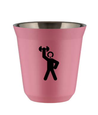 Kubek hot pink 150 ml, SILACZ 2 (czarny)