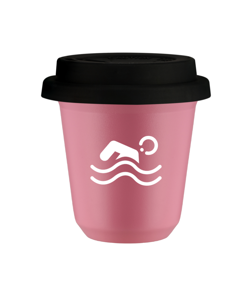 Kubek hot pink 150 ml, PLYWAK (bialy) z pokrywka czarna kubek termiczny na kawe | 75,00 zł Kubek hot pink 150 ml, PLYWAK (bialy) z pokrywka czarna kubek termiczny na kawe | 75,00 zł
