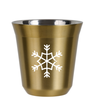 Kubek 240 ml ZŁOTY "Śnieżynka (biały)" Kubek 240 ml ZŁOTY "Śnieżynka (biały)"