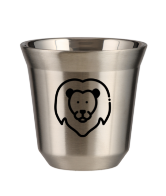 Kubek 240 ml SREBRNY "Lew" Kubek 240 ml SREBRNY "Lew"