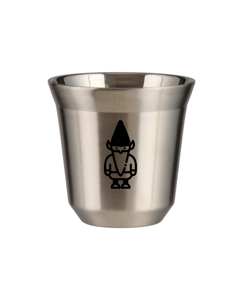 Kubek srebrny 240 ml, KRASNAL 2 (czarny) kubek termiczny na kawe | 80,00 zł