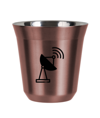 Kubek 240 ml RÓŻOWE ZŁOTO "Antena" Kubek 240 ml RÓŻOWE ZŁOTO "Antena"