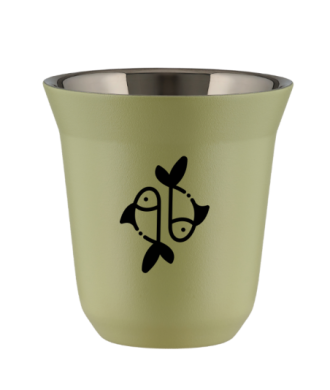 Kubek pistacjowy 240 ml, RYBY kubek termiczny na kawe | 80,00 zł