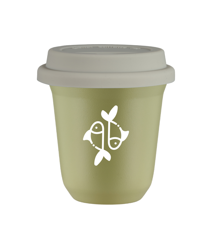 Kubek pistacjowy 240 ml, RYBY (bialy) z pokrywka biala kubek termiczny na kawe | 85,00 zł Kubek pistacjowy 240 ml, RYBY (bialy) z pokrywka biala kubek termiczny na kawe | 85,00 zł