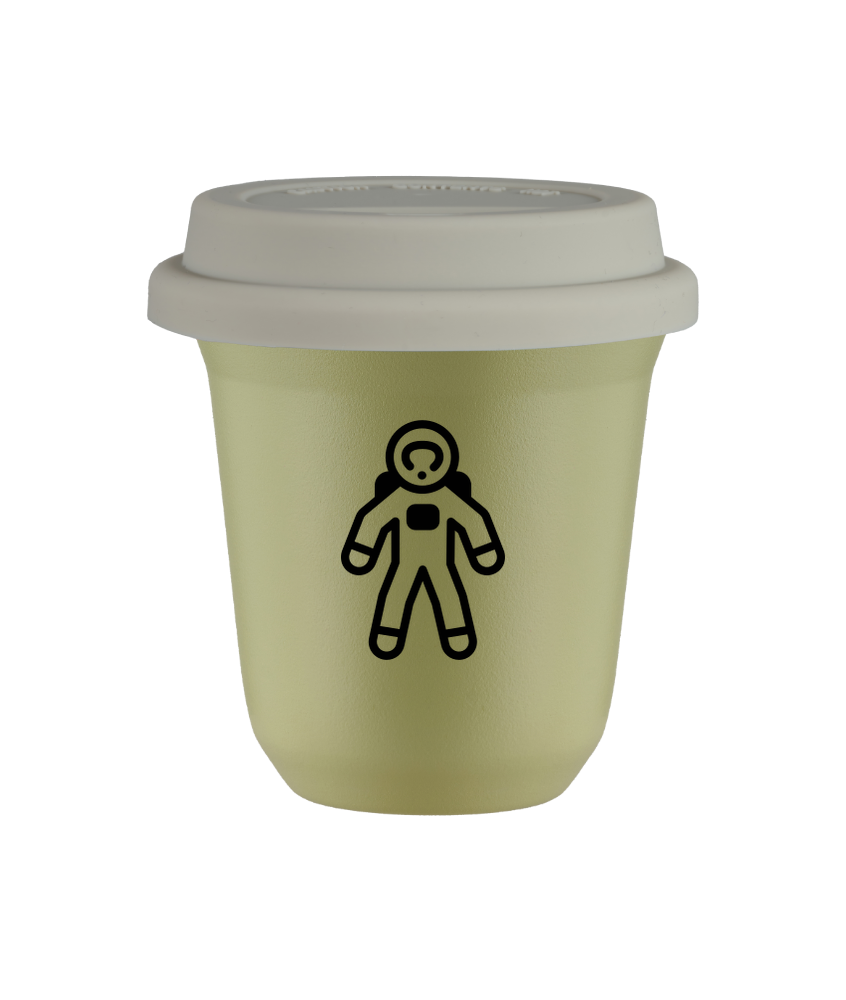 Kubek pistacjowy 240 ml, ASTRONAUTA (czarny) z pokrywka biala kubek termiczny na kawe | 85,00 zł Kubek pistacjowy 240 ml, ASTRONAUTA (czarny) z pokrywka biala kubek termiczny na kawe | 85,00 zł