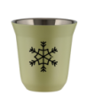 Kubek pistacjowy 240 ml, SNIEZYNKA (czarny) kubek termiczny na kawe | 80,00 zł