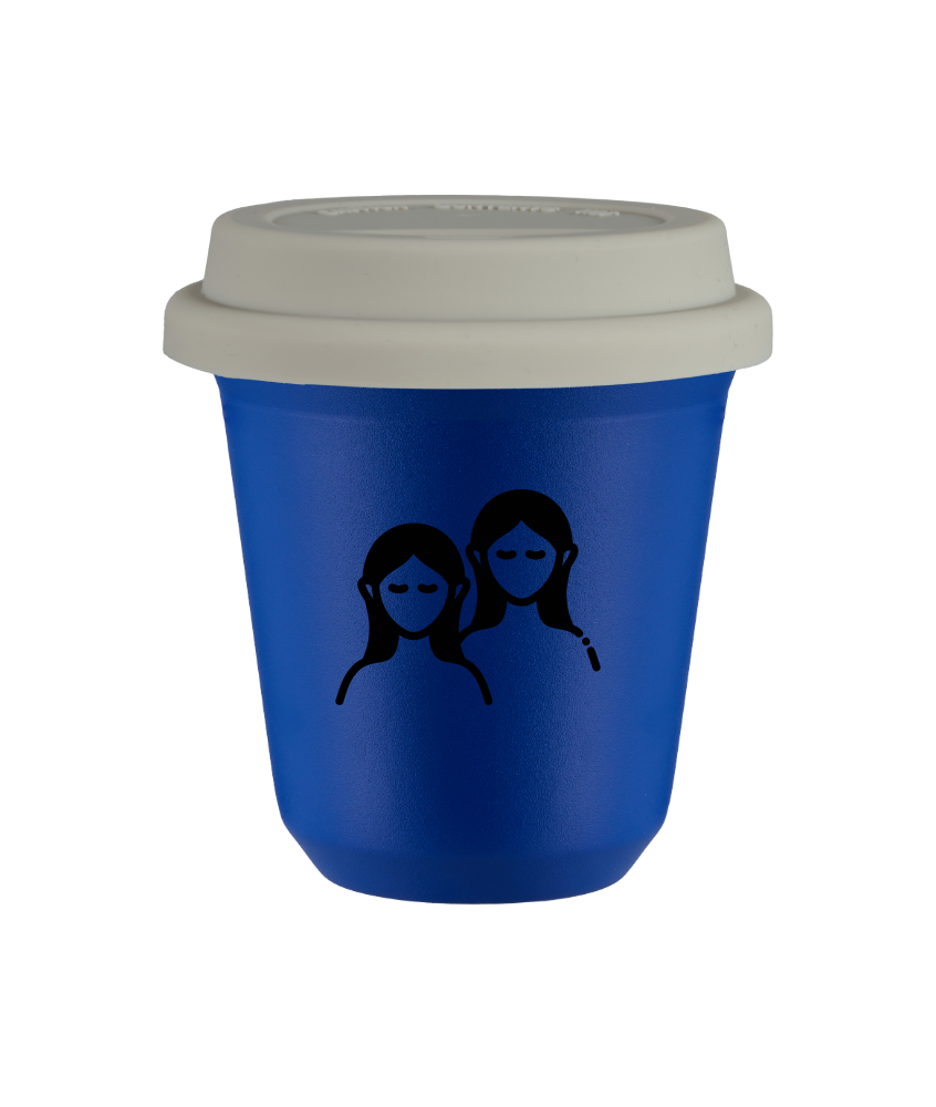 Kubek navy blue 240 ml, BLIZNIETA z pokrywka biala kubek termiczny na kawe | 85,00 zł Kubek navy blue 240 ml, BLIZNIETA z pokrywka biala kubek termiczny na kawe | 85,00 zł