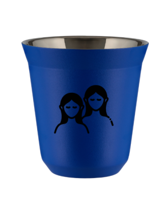 Kubek navy blue 240 ml, BLIZNIETA (czarny) kubek termiczny na kawe | 80,00 zł