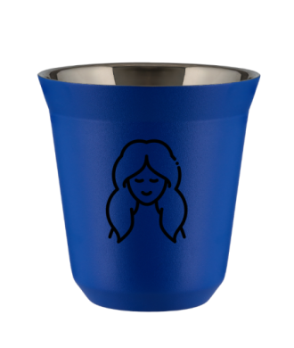 Kubek navy blue 240 ml, PANNA (czarny) kubek termiczny na kawe | 80,00 zł