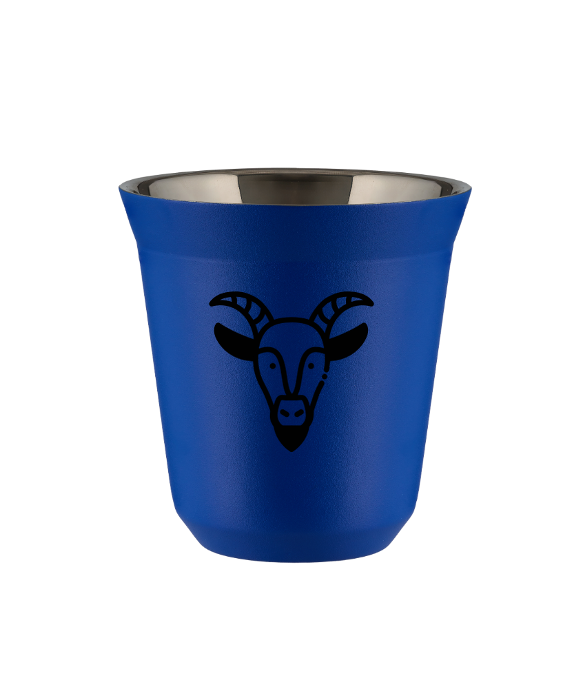Kubek navy blue 240 ml, KOZIOROZEC (czarny) kubek termiczny na kawe | 80,00 zł Kubek navy blue 240 ml, KOZIOROZEC (czarny) kubek termiczny na kawe | 80,00 zł