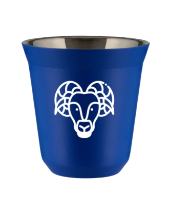 Kubek navy blue 240 ml, BARAN (bialy) kubek termiczny na kawe | 80,00 zł