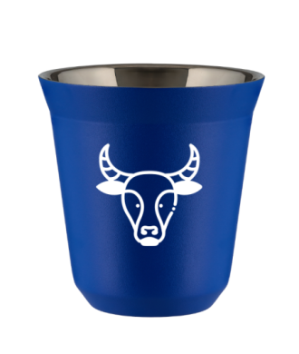 Kubek navy blue 240 ml, BYK (bialy) kubek termiczny na kawe | 80,00 zł