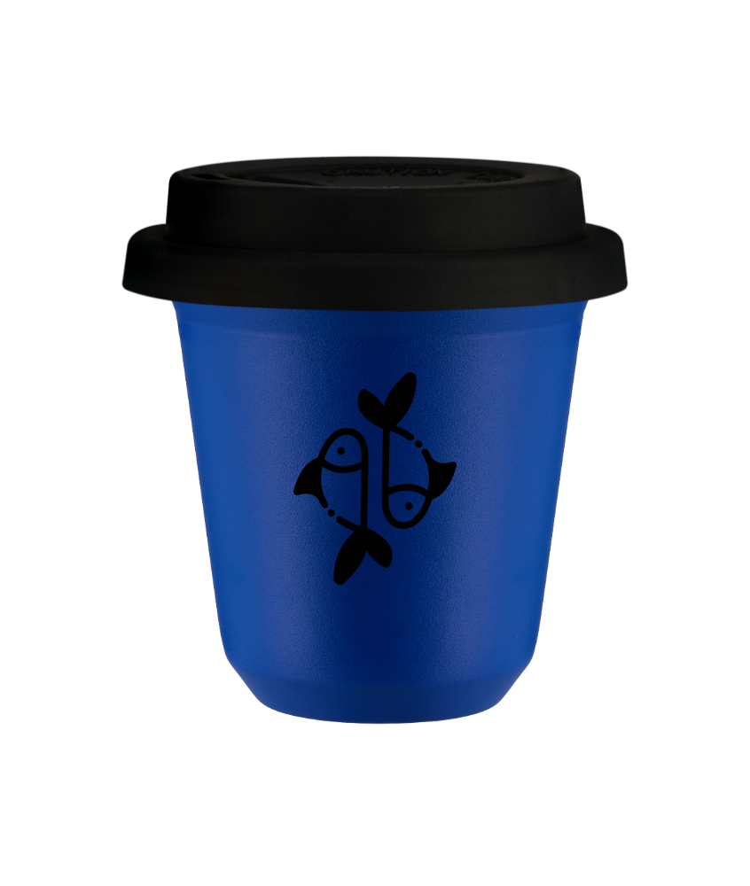 Kubek navy blue 240 ml, RYBY (czarny) z pokrywka czarna kubek termiczny na kawe | 85,00 zł Kubek navy blue 240 ml, RYBY (czarny) z pokrywka czarna kubek termiczny na kawe | 85,00 zł