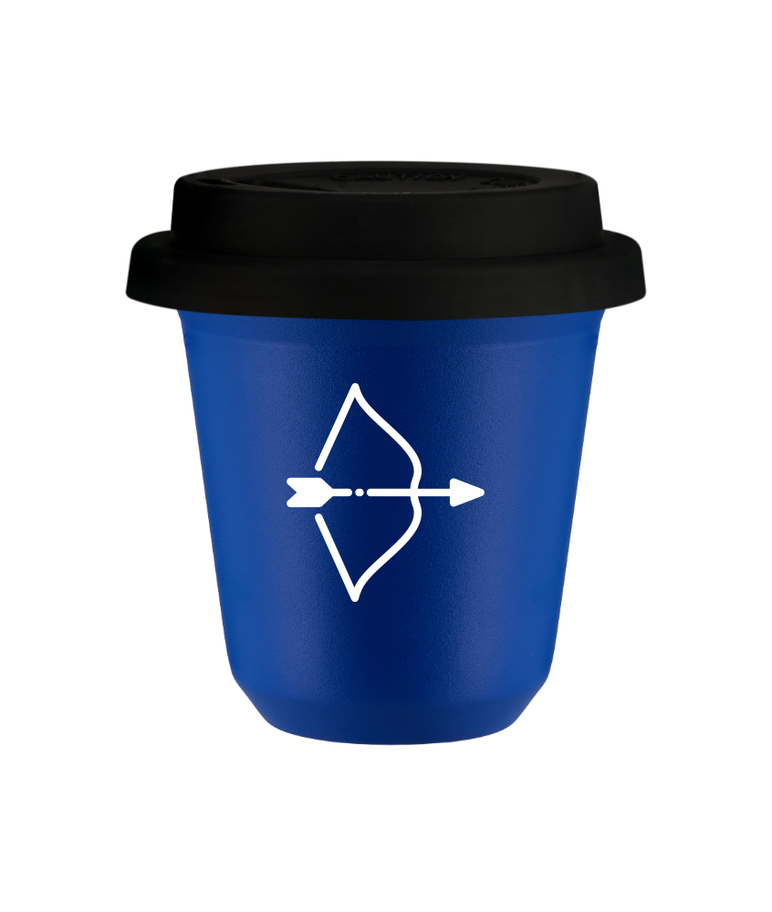 Kubek navy blue 240 ml, STRZELEC (bialy) z pokrywka czarna kubek termiczny na kawe | 85,00 zł Kubek navy blue 240 ml, STRZELEC (bialy) z pokrywka czarna kubek termiczny na kawe | 85,00 zł