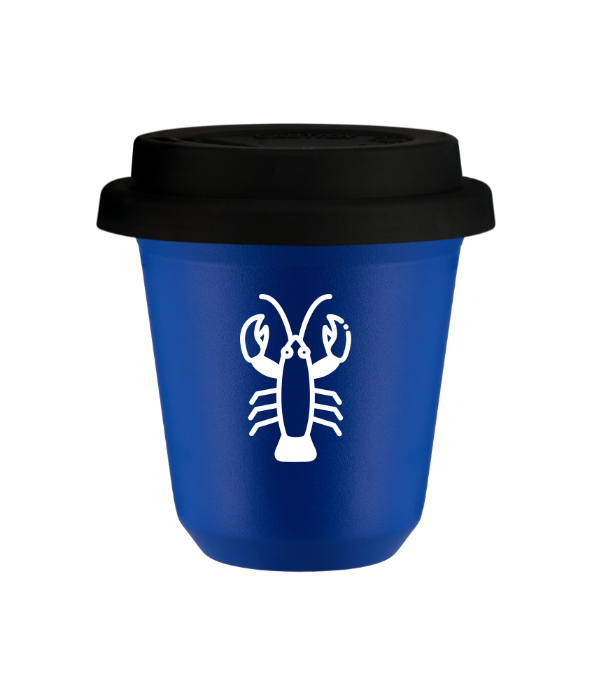 Kubek navy blue 240 ml, RAK (bialy) z pokrywka czarna kubek termiczny na kawe | 85,00 zł Kubek navy blue 240 ml, RAK (bialy) z pokrywka czarna kubek termiczny na kawe | 85,00 zł