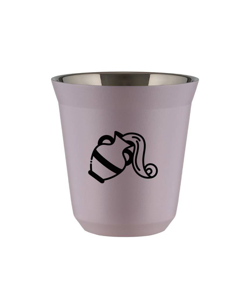 Kubek 240 ml LAWENDOWY "Wodnik (czarny)"