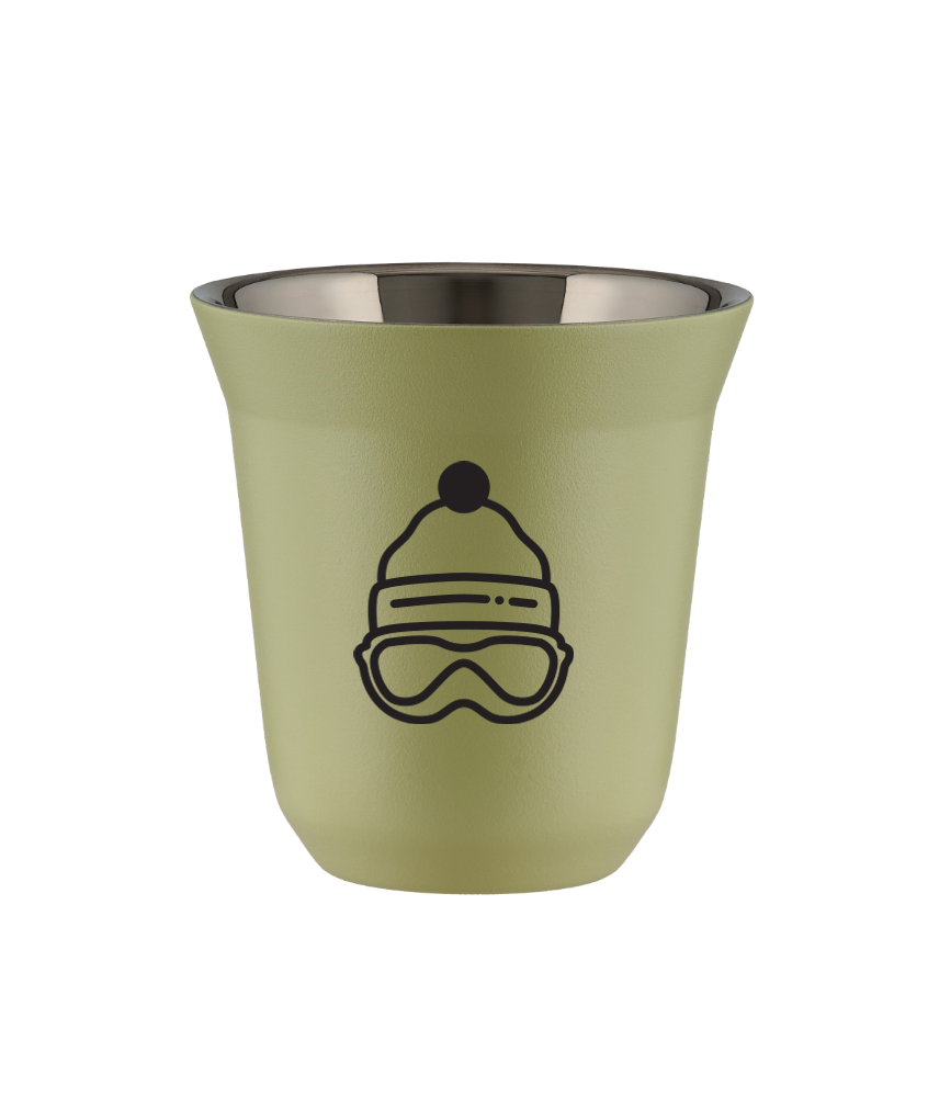 Kubek 240 ml PISTACJOWY "Czapka"