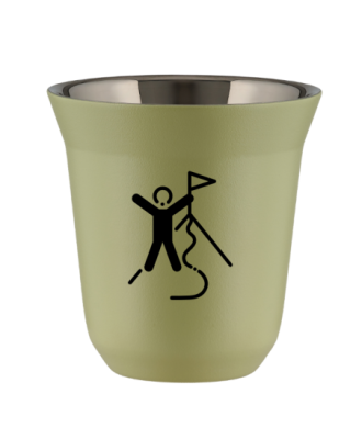 Kubek 240 ml PISTACJOWY "Wspinaczka 1 (czarny)" Kubek 240 ml PISTACJOWY "Wspinaczka 1 (czarny)"