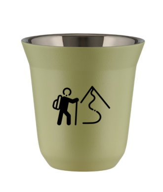 Kubek 240 ml PISTACJOWY "Wspinaczka 2 (czarny)" Kubek 240 ml PISTACJOWY "Wspinaczka 2 (czarny)"