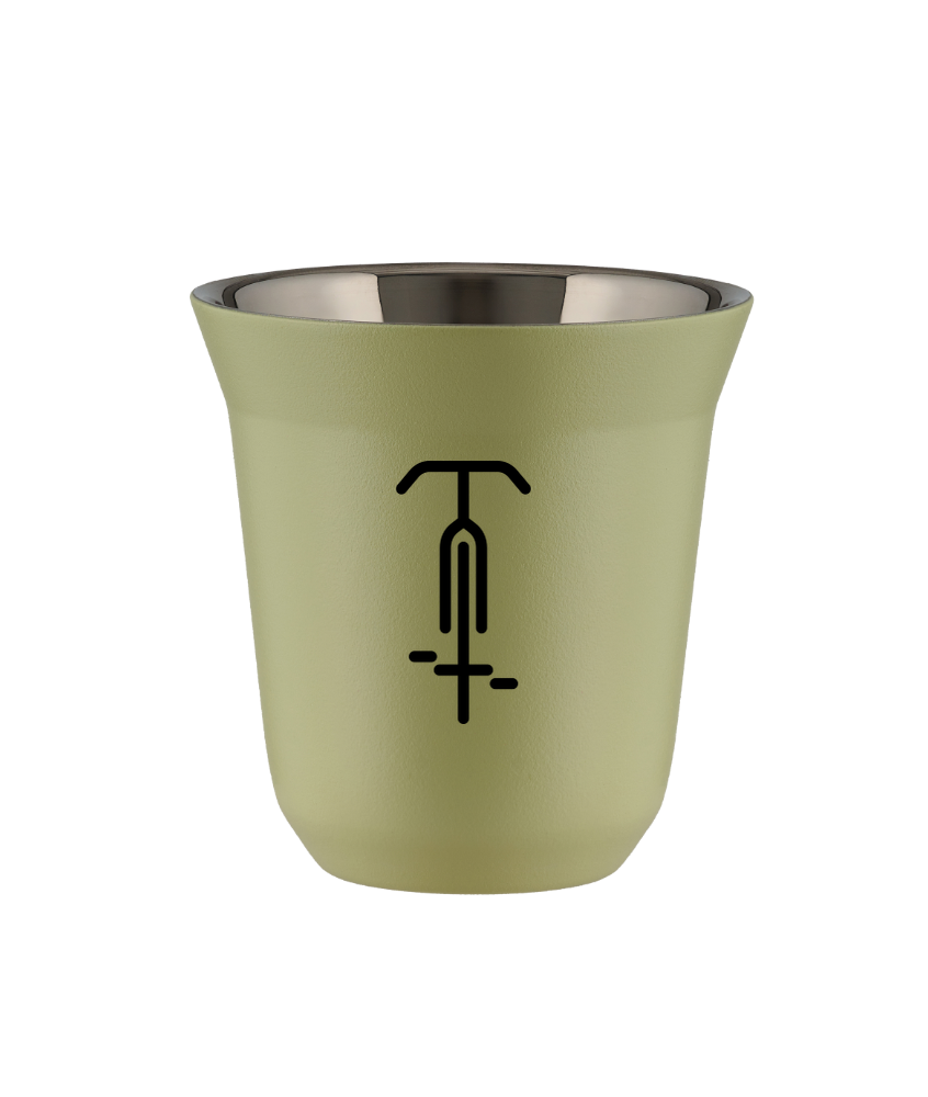 Kubek 240 ml PISTACJOWY "Kolarstwo 1 (czarny)"