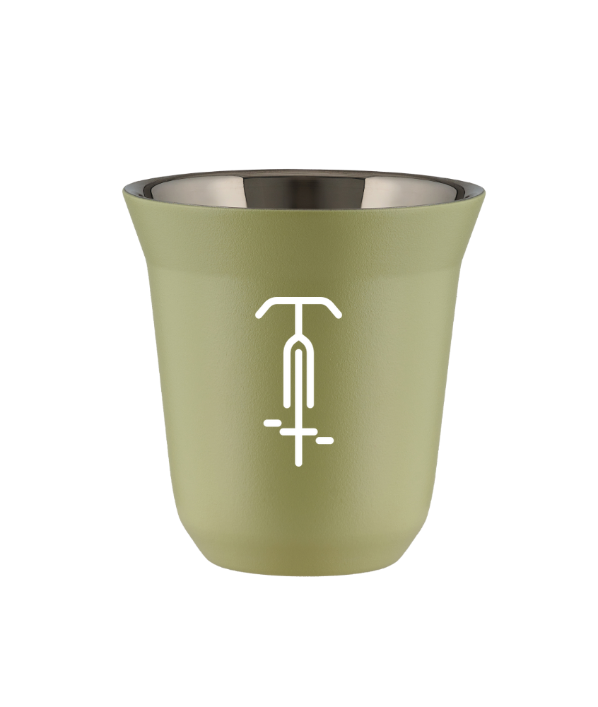 Kubek 240 ml PISTACJOWY "Kolarstwo 1 (biały)"