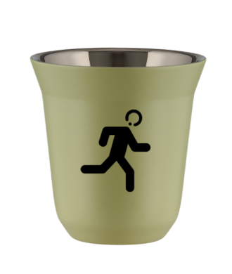Kubek 240 ml PISTACJOWY "Biegacz" Kubek 240 ml PISTACJOWY "Biegacz"