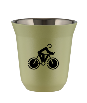Kubek 240 ml PISTACJOWY "Kolarstwo 2" Kubek 240 ml PISTACJOWY "Kolarstwo 2"