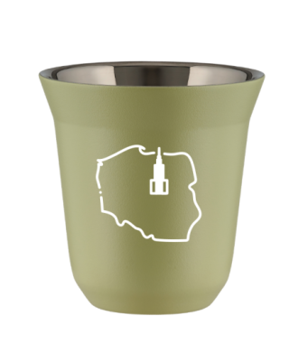 Kubek pistacjowy 240 ml, POLSKA (bialy)