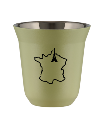 Kubek 240 ml PISTACJOWY "Francja (czarny)" Kubek 240 ml PISTACJOWY "Francja (czarny)"