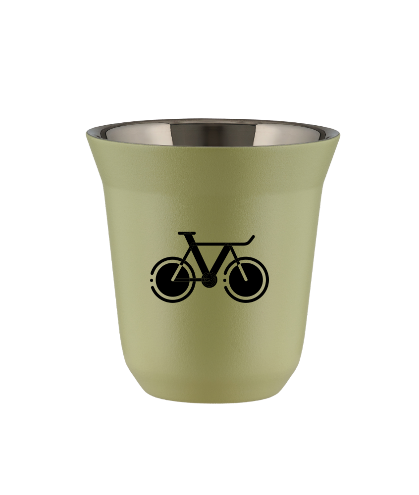 Kubek 240 ml PISTACJOWY "Rower 1"