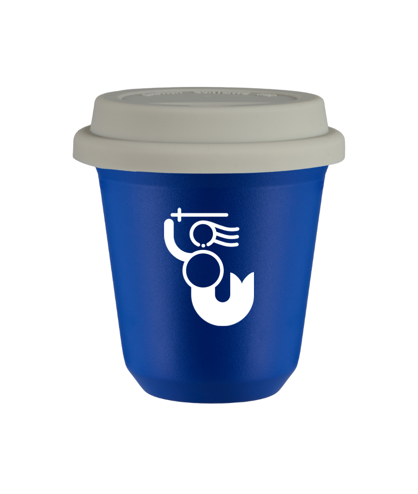 Kubek navy blue 240 ml, WARSZAWSKA SYRENKA (bialy) z pokrywka biala kubek termiczny na kawe | 80,00 zł Kubek navy blue 240 ml, WARSZAWSKA SYRENKA (bialy) z pokrywka biala kubek termiczny na kawe | 80,00 zł