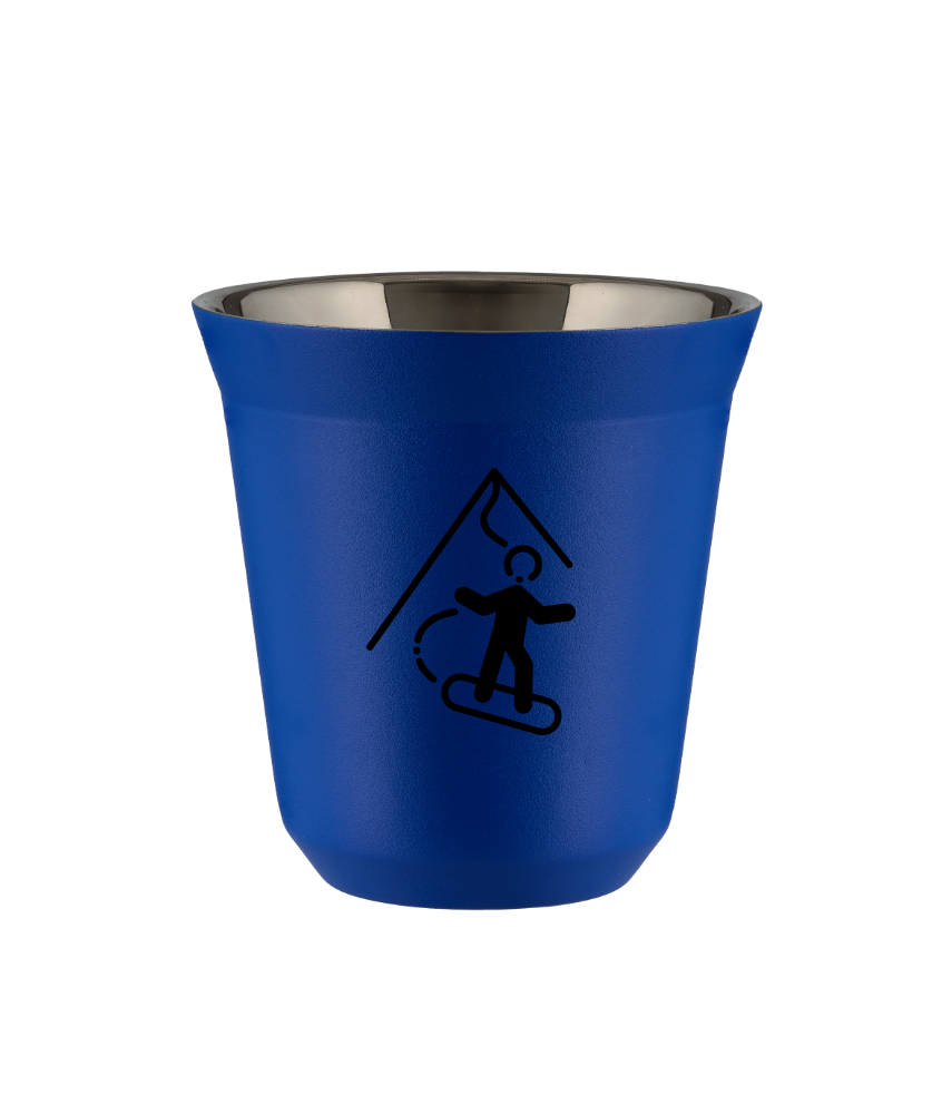 Kubek 240 ml NIEBIESKI "Snowboard"