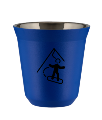 Kubek 240 ml NIEBIESKI "Snowboard (czarny)" Kubek 240 ml NIEBIESKI "Snowboard (czarny)"