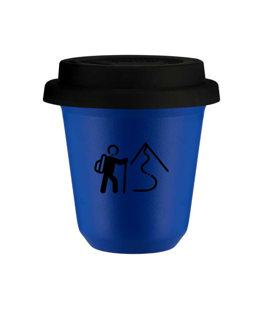 Kubek navy blue 240 ml, WSPINACZKA 2 (czarny) z pokrywka czarna kubek termiczny na kawe | 85,00 zł Kubek navy blue 240 ml, WSPINACZKA 2 (czarny) z pokrywka czarna kubek termiczny na kawe | 85,00 zł