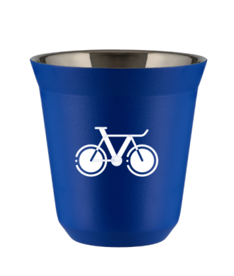 Kubek navy blue 240 ml, ROWER 1 (bialy)