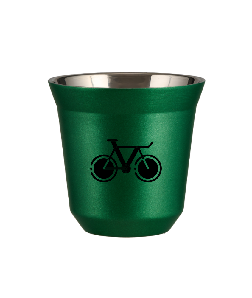 Kubek zielony 240 ml, ROWER 1 (czarny) kubek termiczny na kawe | 80,00 zł Kubek zielony 240 ml, ROWER 1 (czarny) kubek termiczny na kawe | 80,00 zł