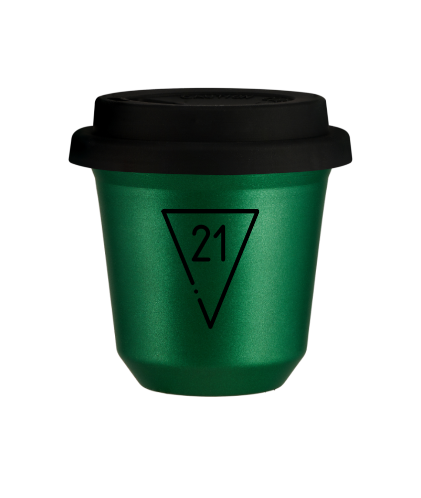 Kubek zielony 240 ml, 21 (czarny) z pokrywka czarna kubek termiczny na kawe | 85,00 zł Kubek zielony 240 ml, 21 (czarny) z pokrywka czarna kubek termiczny na kawe | 85,00 zł