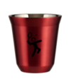 Kubek czerwony 240 ml, TENIS 2 (czarny) kubek termiczny na kawe | 75,00 zł