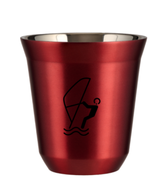 Kubek czerwony 240 ml, SPORTY WODNE kubek termiczny na kawe | 75,00 zł