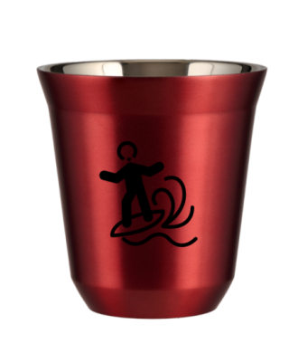 Kubek czerwony 240 ml, WINDSURFING