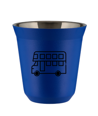 Kubek navy blue 80 ml, AUTOBUS