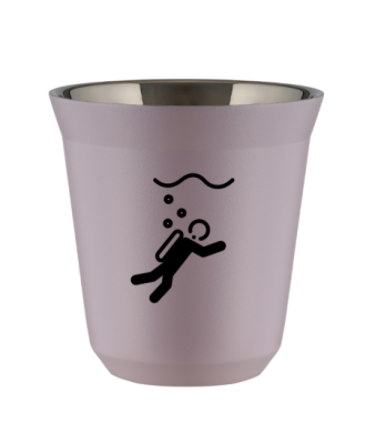 Kubek 240 ml LAWENDOWY "Nurkowanie" Kubek 240 ml LAWENDOWY "Nurkowanie"