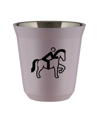 Kubek 240 ml LAWENDOWY "Jeździectwo 2 (czarny)" Kubek 240 ml LAWENDOWY "Jeździectwo 2 (czarny)"