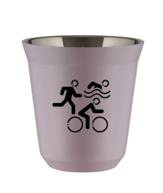 Kubek 240 ml LAWENDOWY "Sporty (czarny)" Kubek 240 ml LAWENDOWY "Sporty (czarny)"