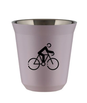 Kubek 240 ml LAWENDOWY "Kolarstwo 3" Kubek 240 ml LAWENDOWY "Kolarstwo 3"