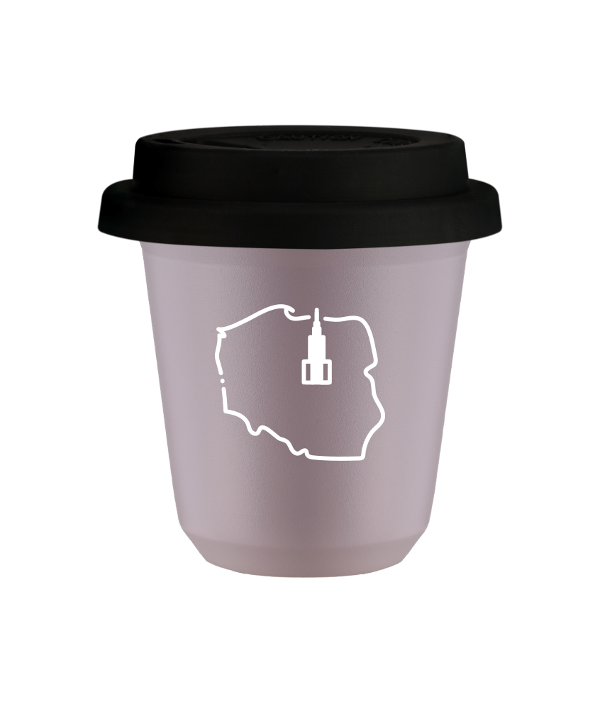 Kubek lawendowy 240 ml, POLSKA (bialy) z pokrywka czarna kubek termiczny na kawe | 85,00 zł Kubek lawendowy 240 ml, POLSKA (bialy) z pokrywka czarna kubek termiczny na kawe | 85,00 zł