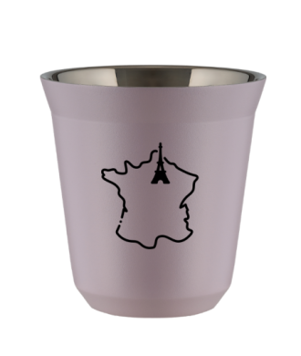 Kubek 240 ml LAWENDOWY "Francja (czarny)" Kubek 240 ml LAWENDOWY "Francja (czarny)"
