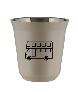 Kubek 240 ml BEŻOWY "Autobus" Kubek 240 ml BEŻOWY "Autobus"